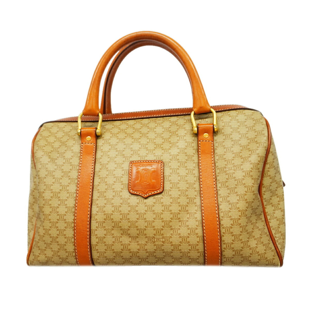 Celine Macadam handbag, beige/brown, women's, OP027585
